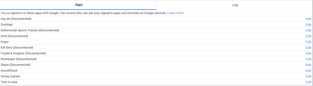 app permissions google plus