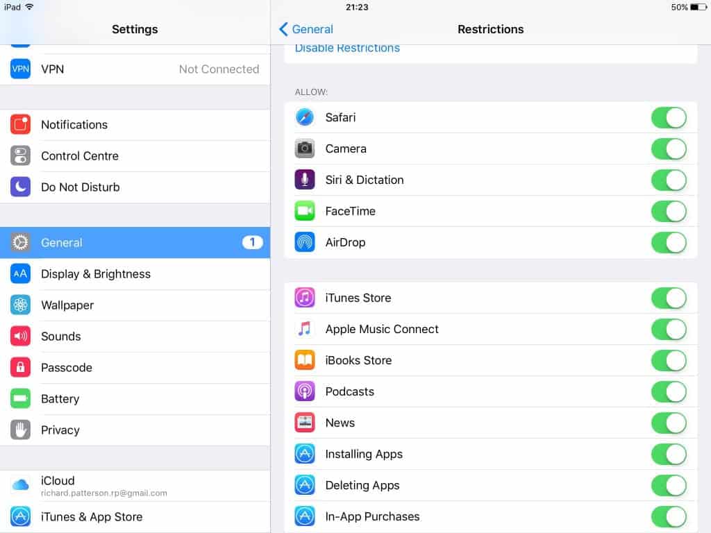 iOS screenshot
