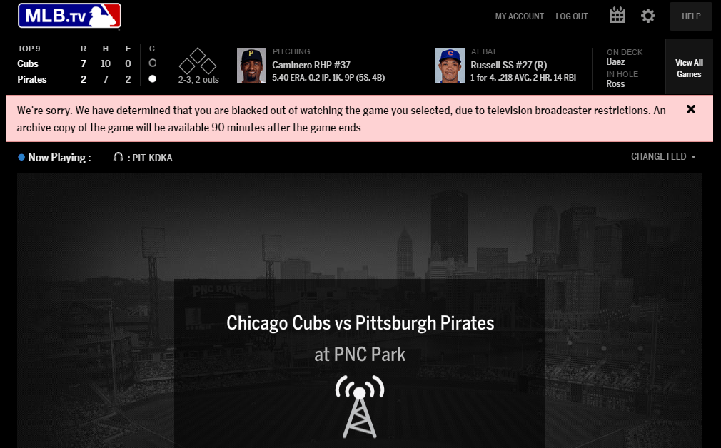 mlb blackout chicago