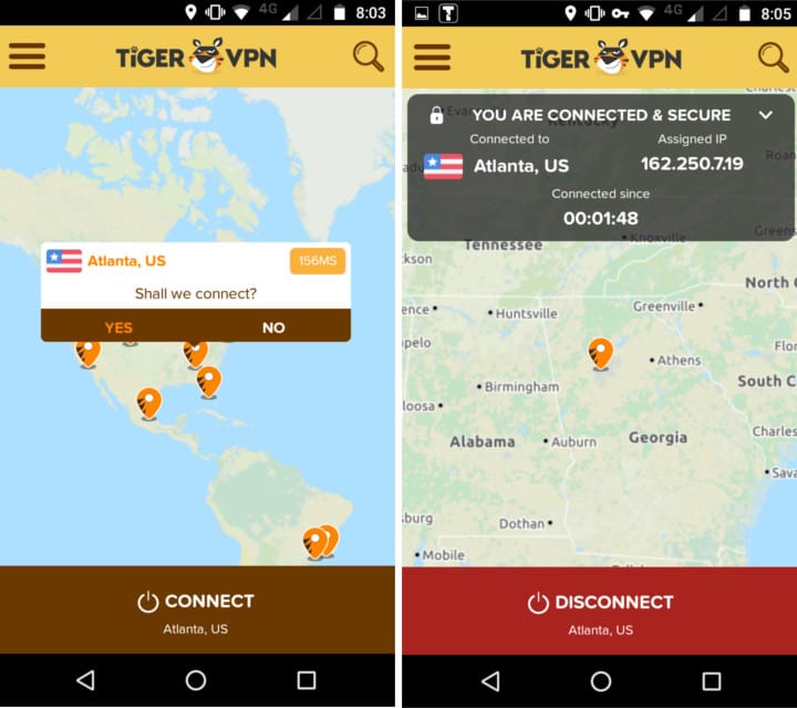 tigervpn android