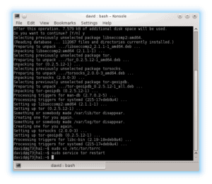 tor restart