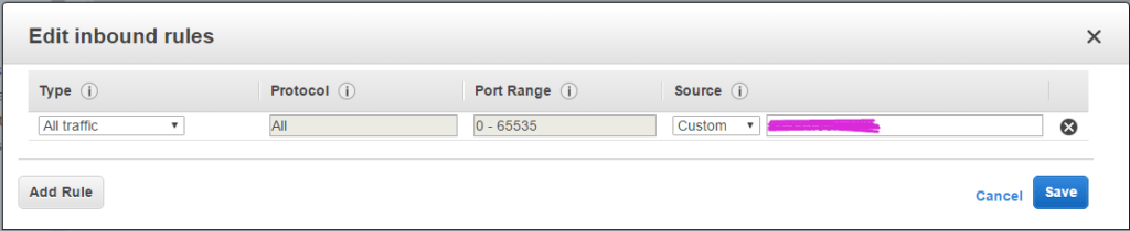 softether vpn ec2 rules