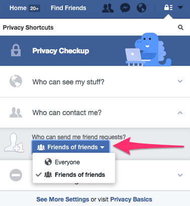 Facebook who can contact me