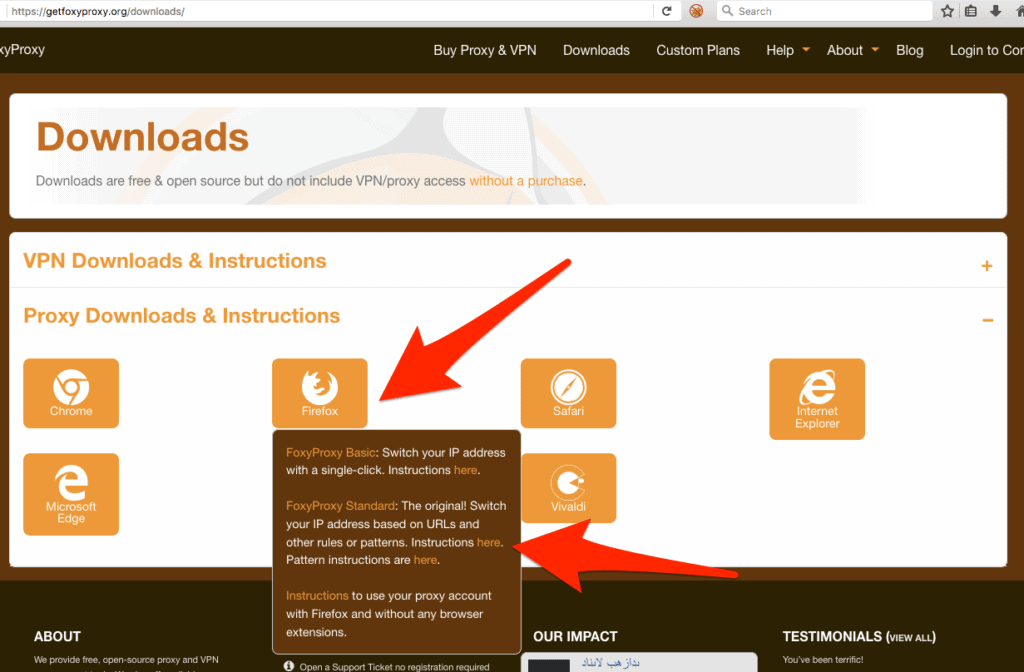 FoxyProxy Firefox download