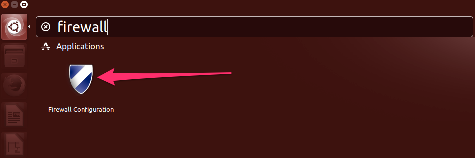 Ubuntu firewall search