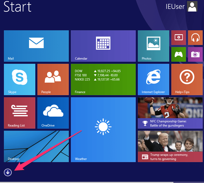 Windows start button