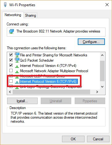 proprietà Wi-Fi