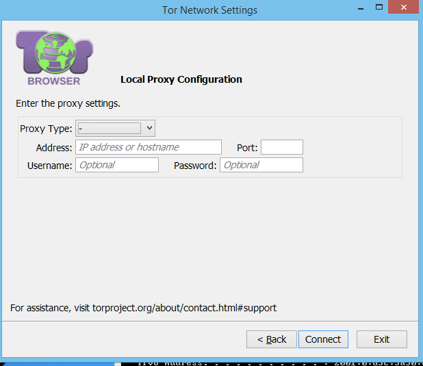 windows tor set up proxy 2