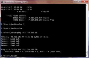 command ping prompt