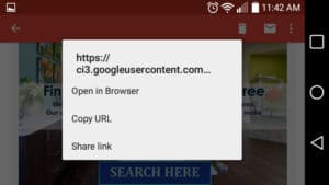 copy URL option