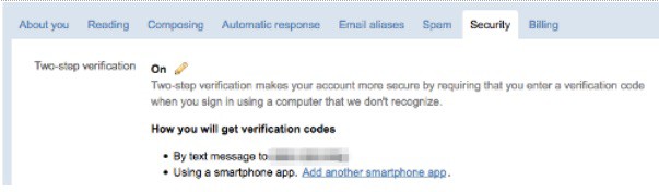 Hushmail 2FA