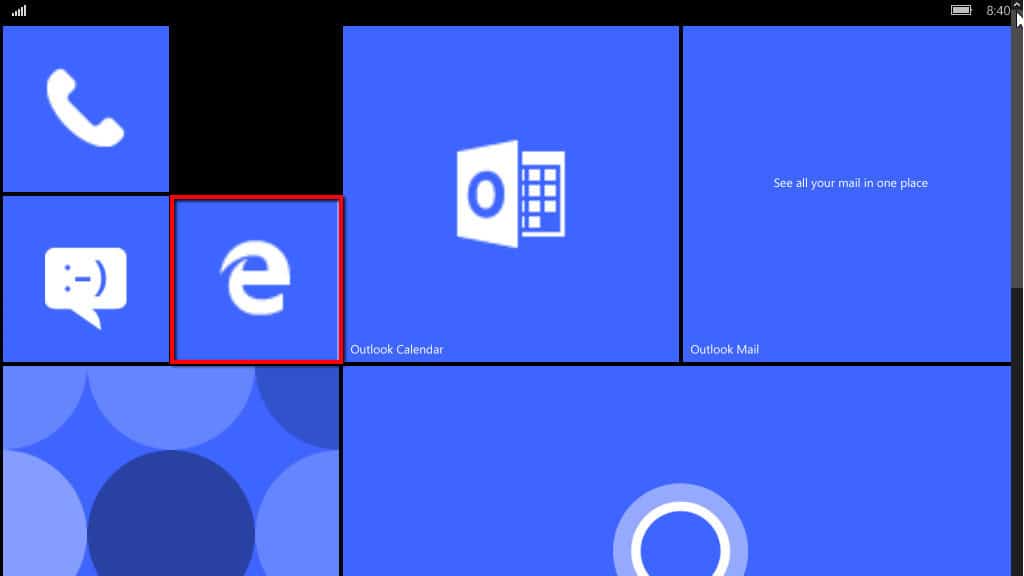 windows 10 mobile clear coookies
