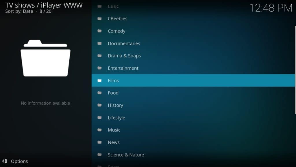 BBC iplayer best kodi addons august 2018