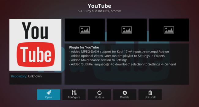 youtube best kodi addons 