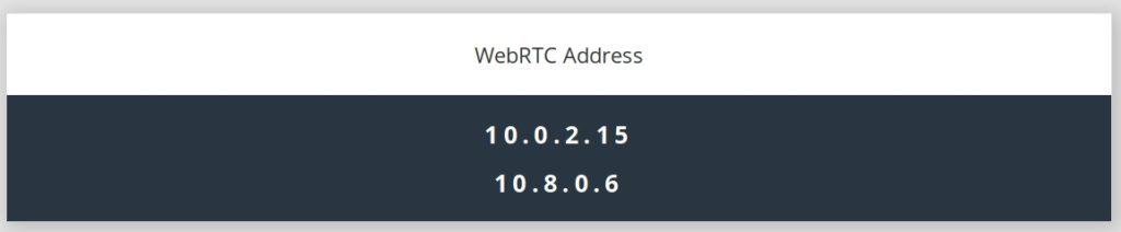 WebRTC check
