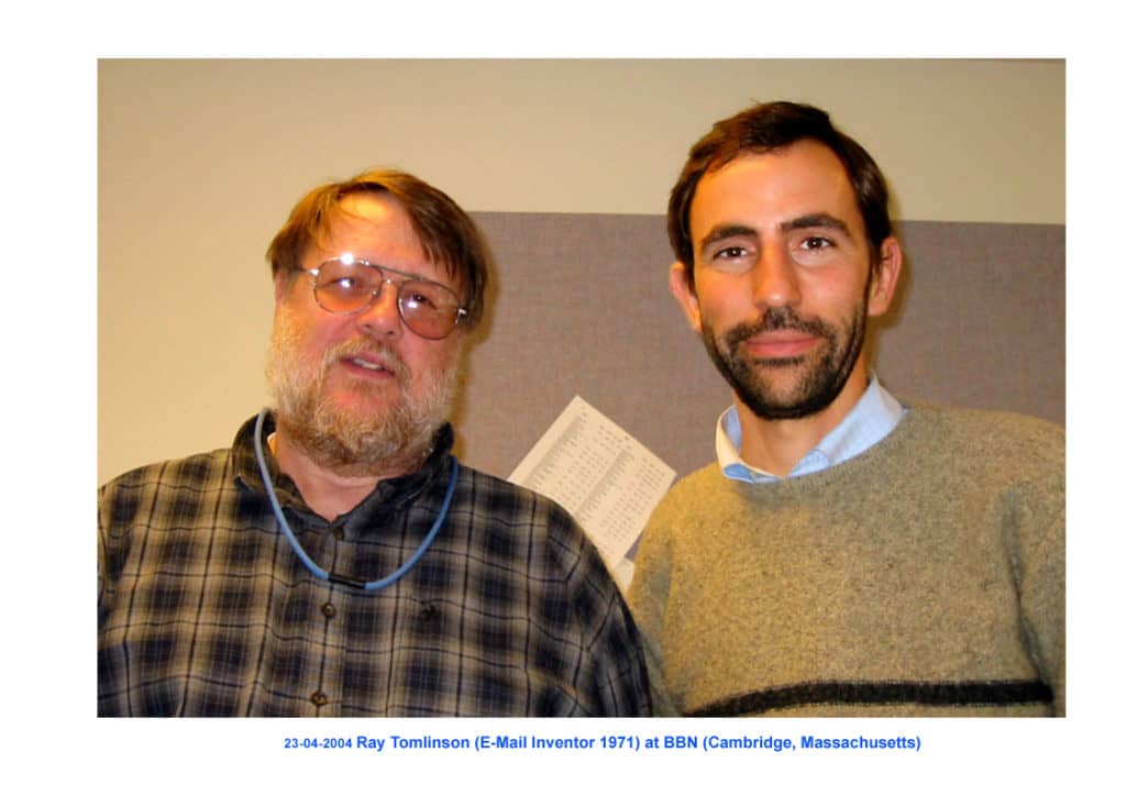 Ray Tomlinson and Andreu Vea