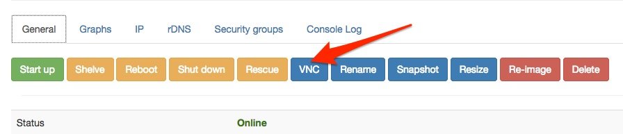 cloud provider VNC BCP option