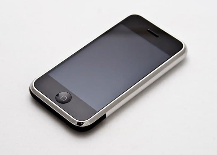 A first-generation iPhone.