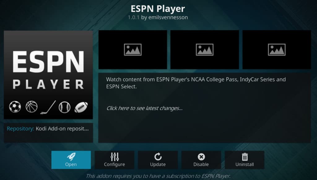 ESPN Player