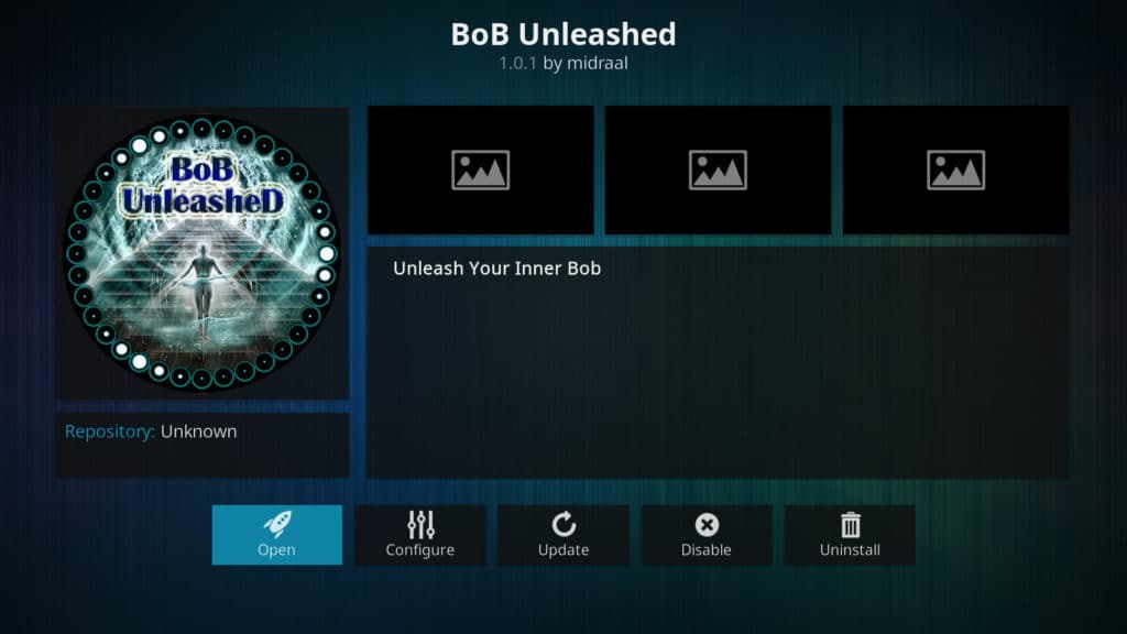 bob unleashed bob unrestricted bob kodi add-on