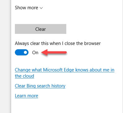 always clear edge