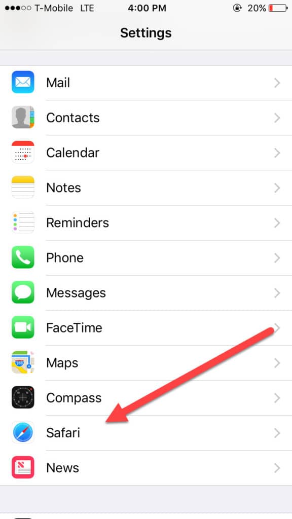 ios safari cache