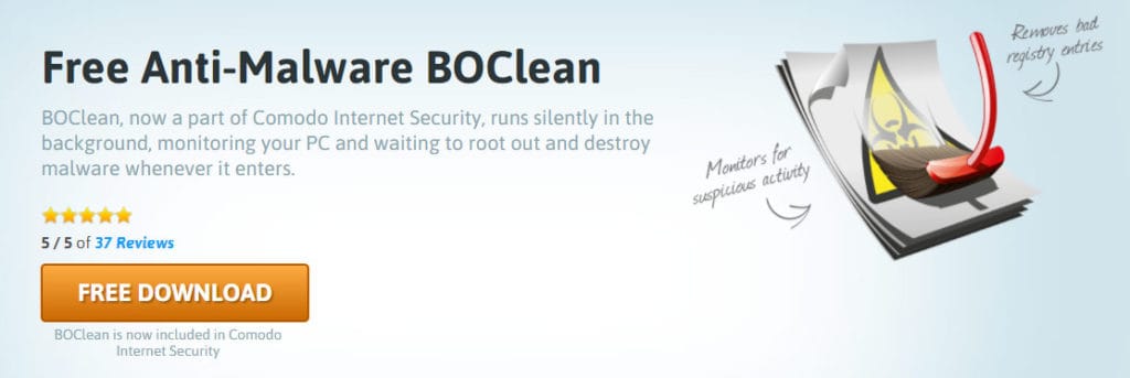 spyware removal comodo