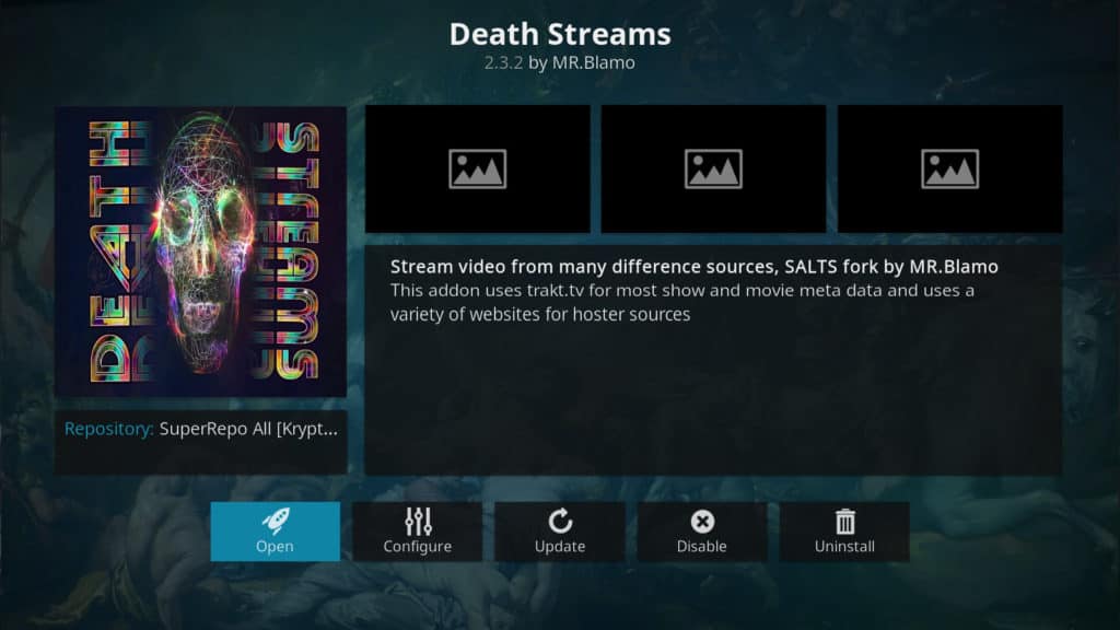 death streams kodi addon