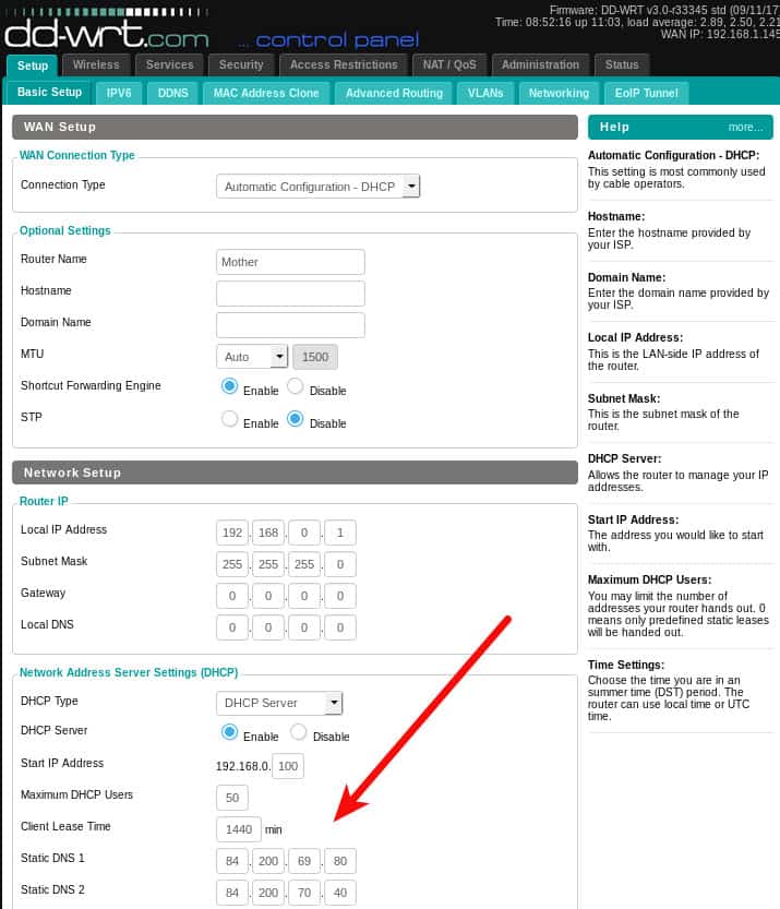 dd-wrt vpn dns