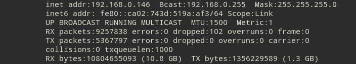 ifconfig
