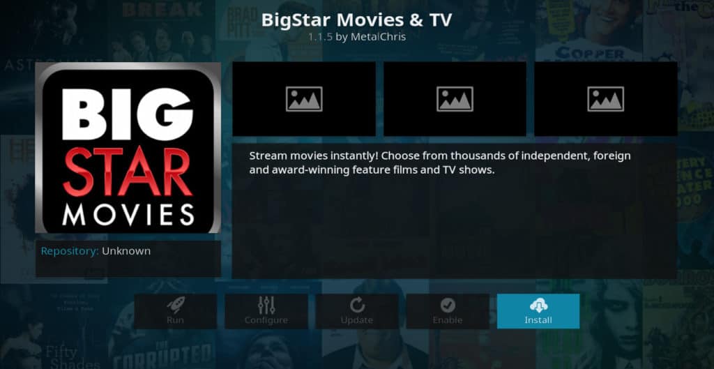 Big Star Movies Kodi