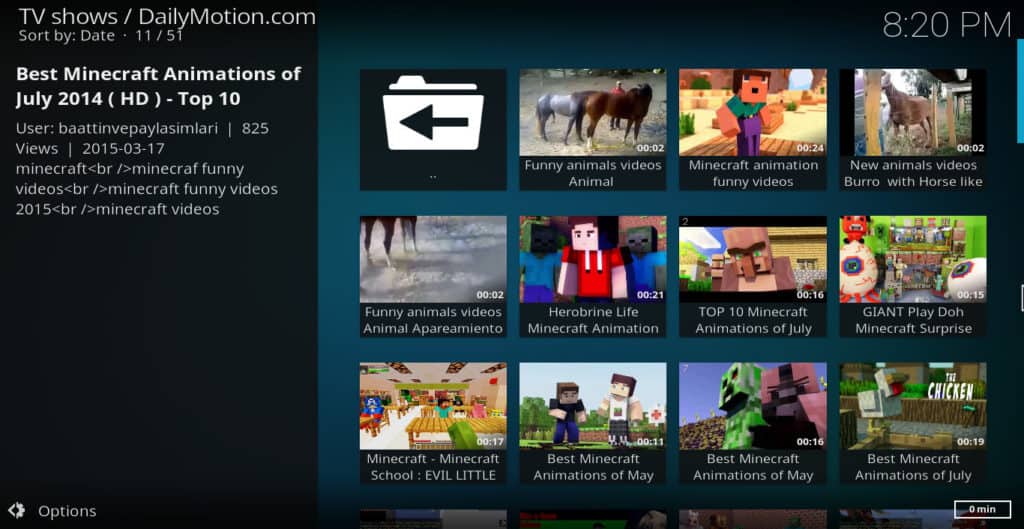 daily motion browse