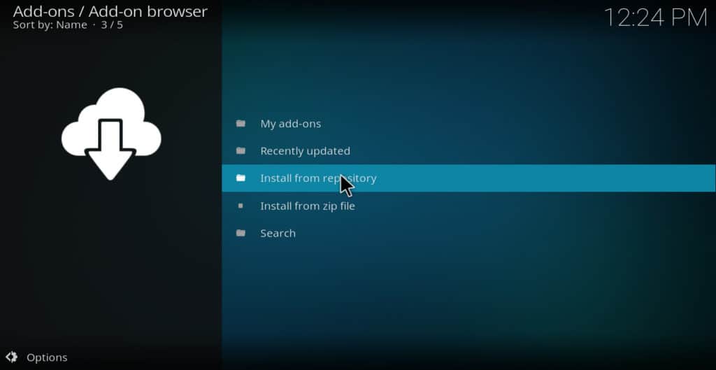 Kodi17 Krypton install from repository