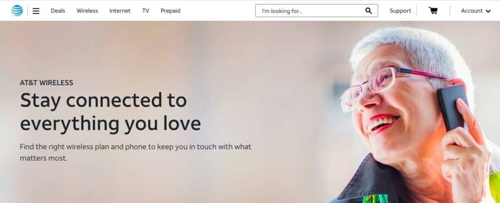 AT&T senior plans.