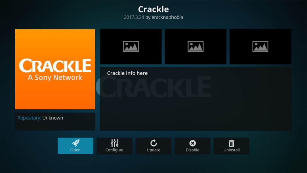 Official Crackle Kodi addon best kodi addons 