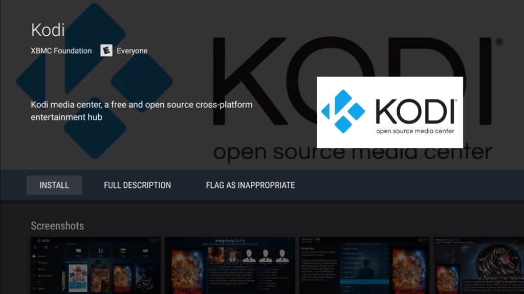 nvidia shield kodi install