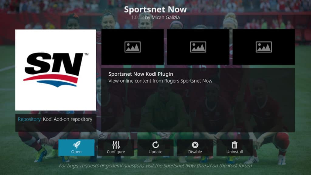 Official Sportsnet Now Kodi addon DAZN Alternatives
