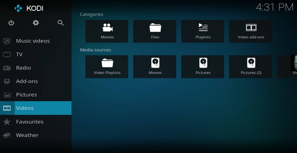 Kodi videos