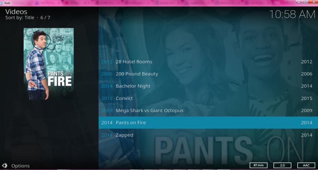 Tubi TV Kodi with VPN UK