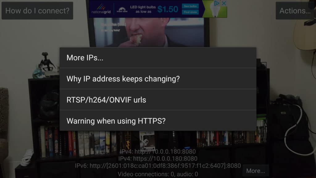Kodi Security Cameras - Android