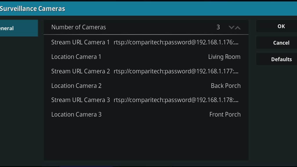 Kodi Security Cameras - Surveillance Cameras