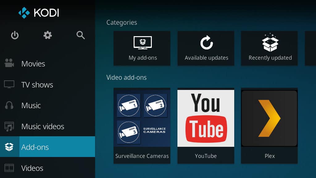 Kodi Security Cameras - Surveillance Room