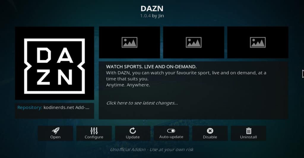 UFC 302 DAZN Kodi Addon