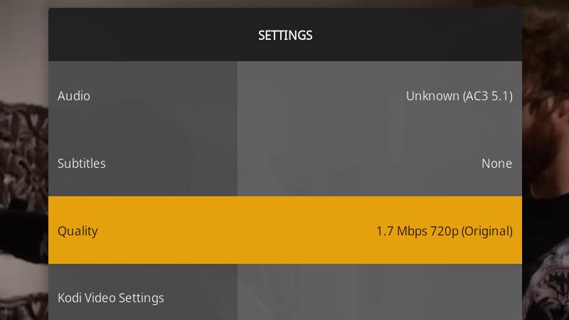 Plex Kodi Addon - Playback