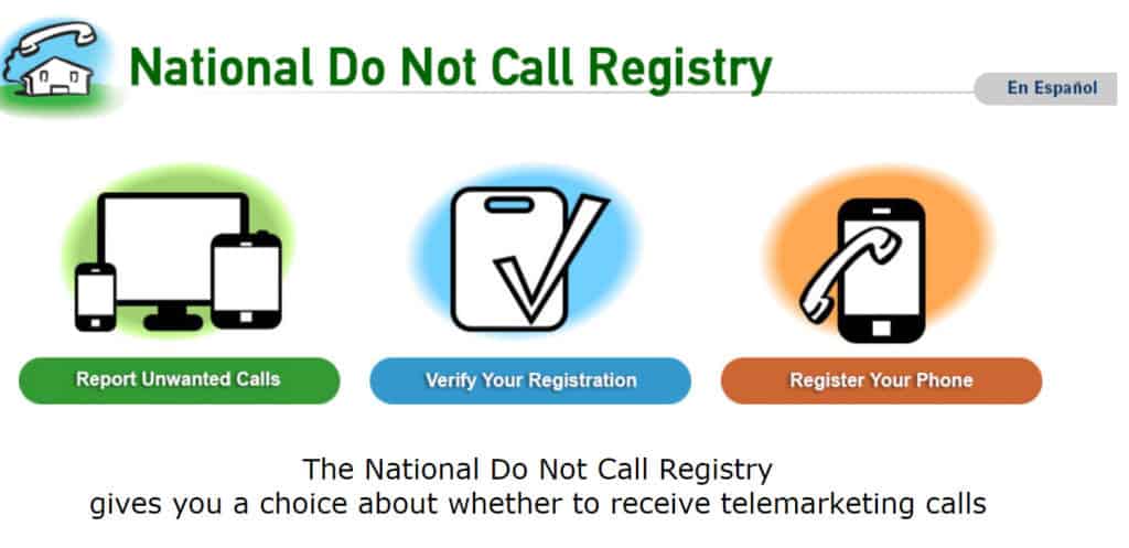 Do Not Call Registry