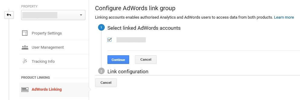 Integrating AdWords and Google Analytics.