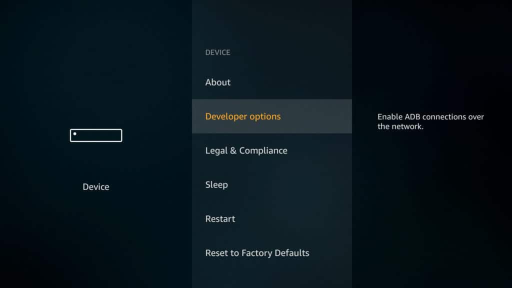 firestick vpn opzioni sviluppatore