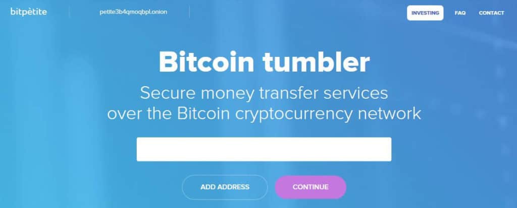 The homepage of the old Bitpetite website.