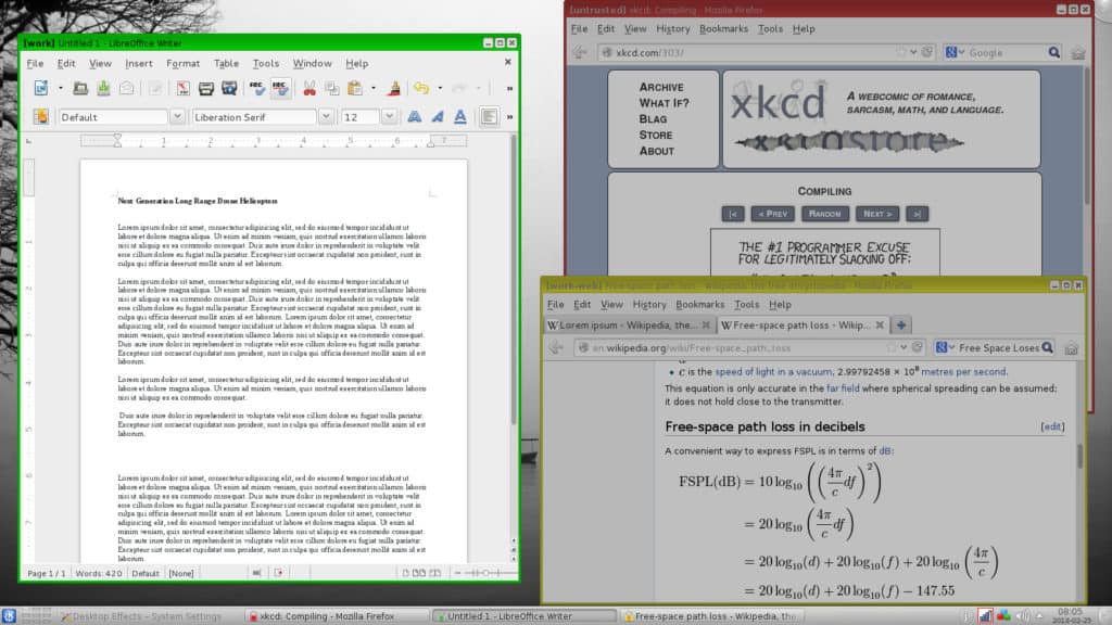 Three Domains At Work