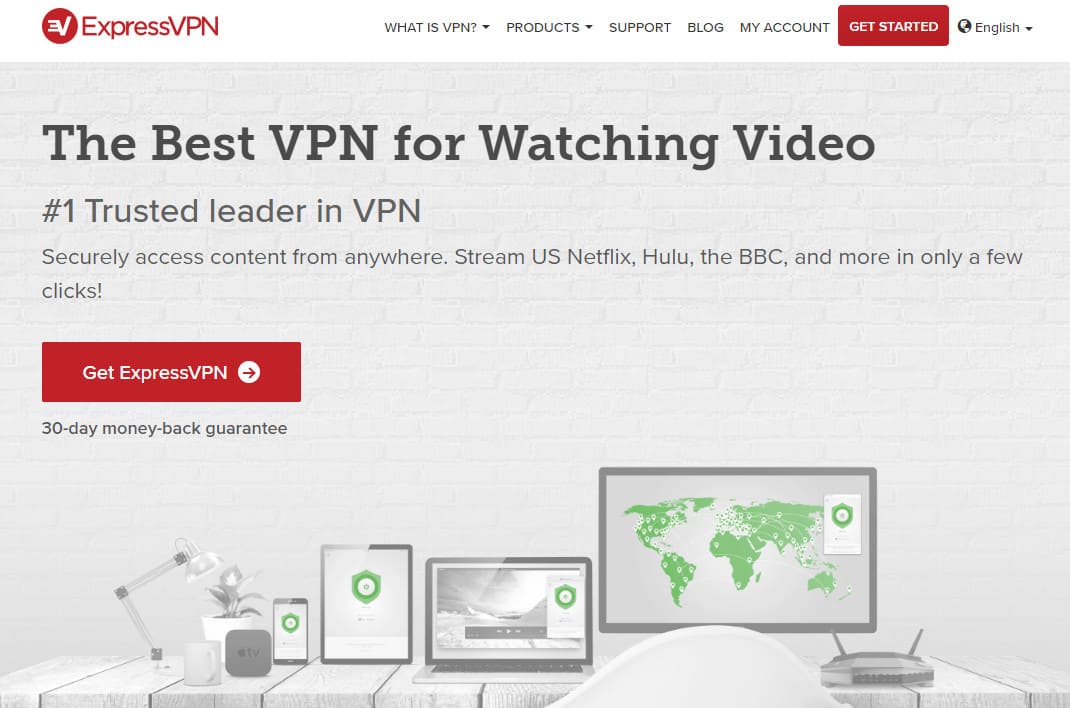 ExpressVPN streaming video